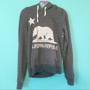 Rebel Yell California Republic Hoodie Sweatshirt